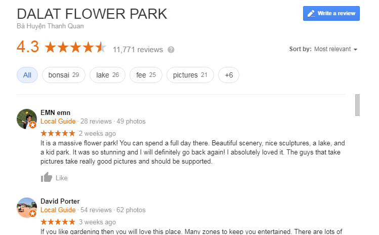 Flower Park Review