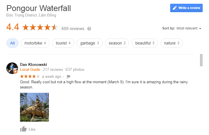 Pongour Waterfall Dalat Review