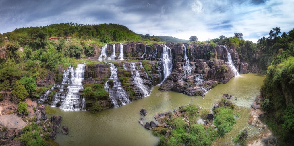 Pongour Waterfall is an outstanding eco-tourism area
