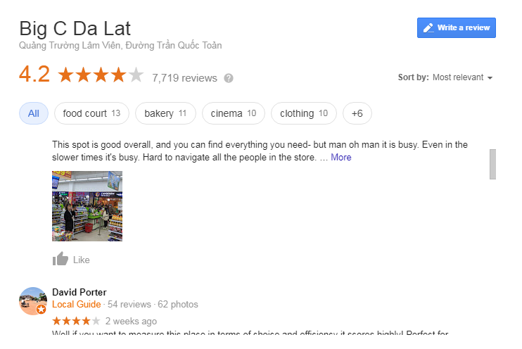 Review Dalat Supermarket
