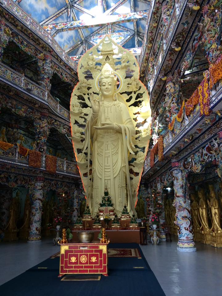 The highest indoor statue of Avalokiteśvara Bodhisattva in Vietnam