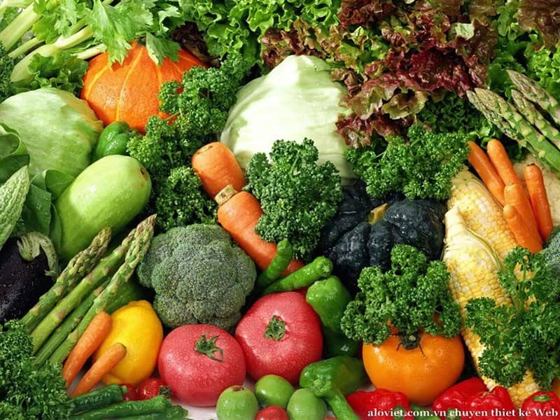 Dalat fresh fruits and vegetables
