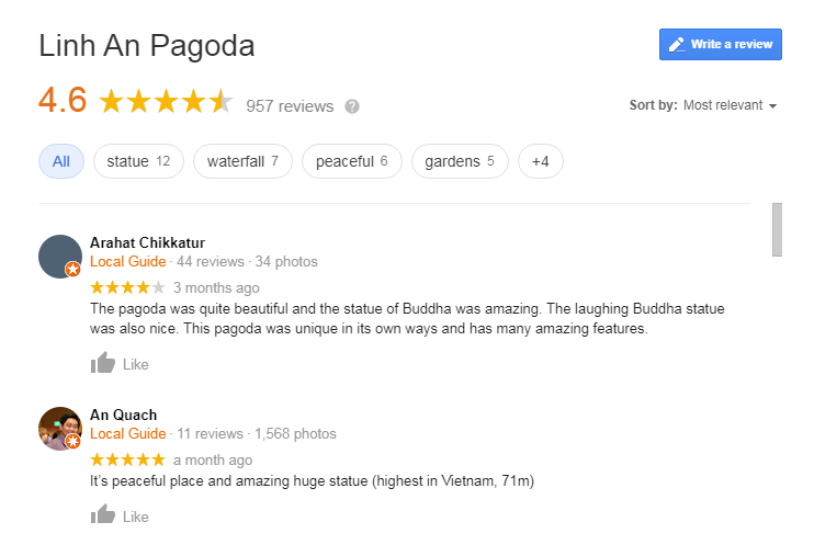 Linh An Pagoda Review