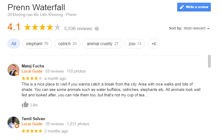 Prenn Waterfall Review