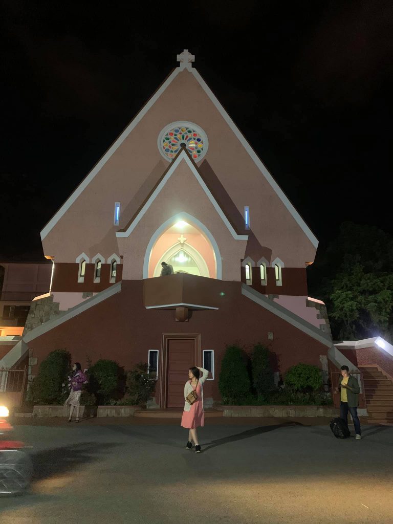 The church at night